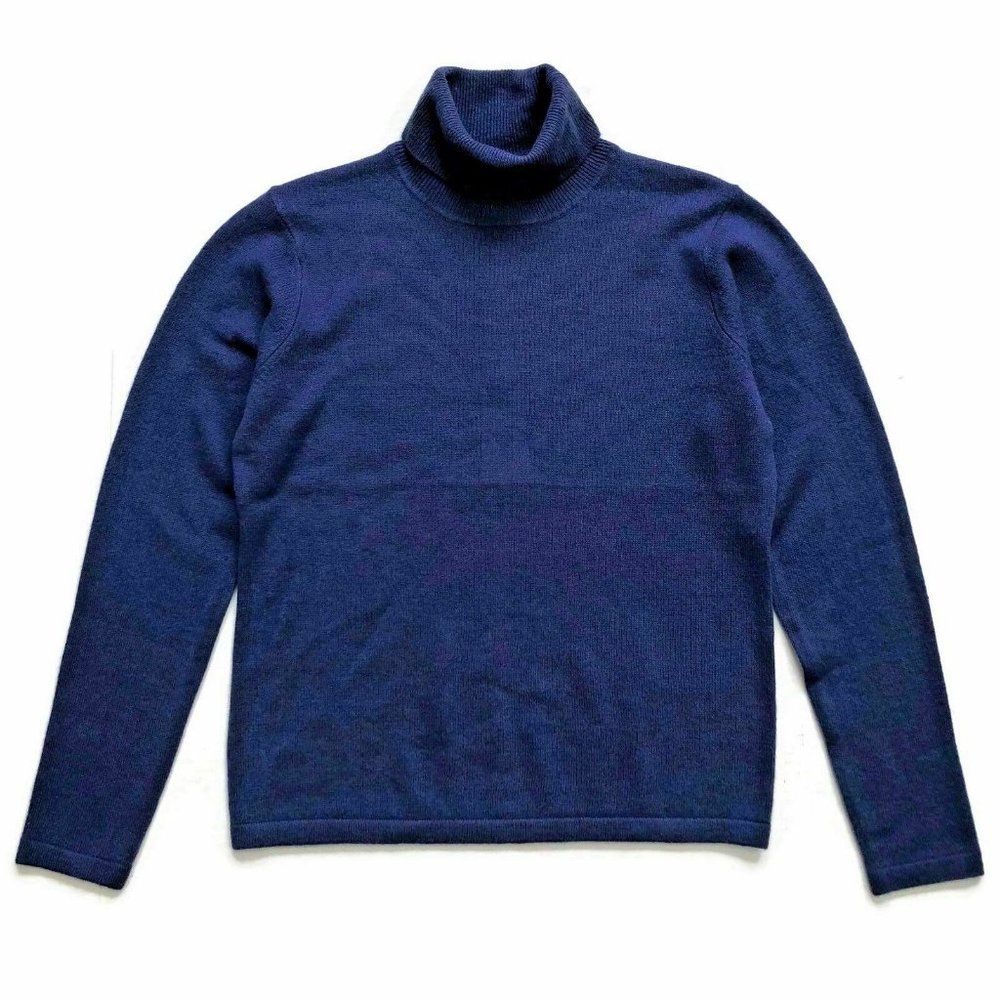 PLY Cashmere Sweater Turtleneck 2Ply Pullover NEW